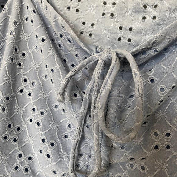 Garage Puff Sleeve Crop Blouse Size L - Picture 2 of 4